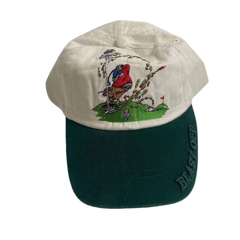 Vintage GARY PATTERSON New Blast Off Golf Embroidered Hat Deadstock Shasta Wear